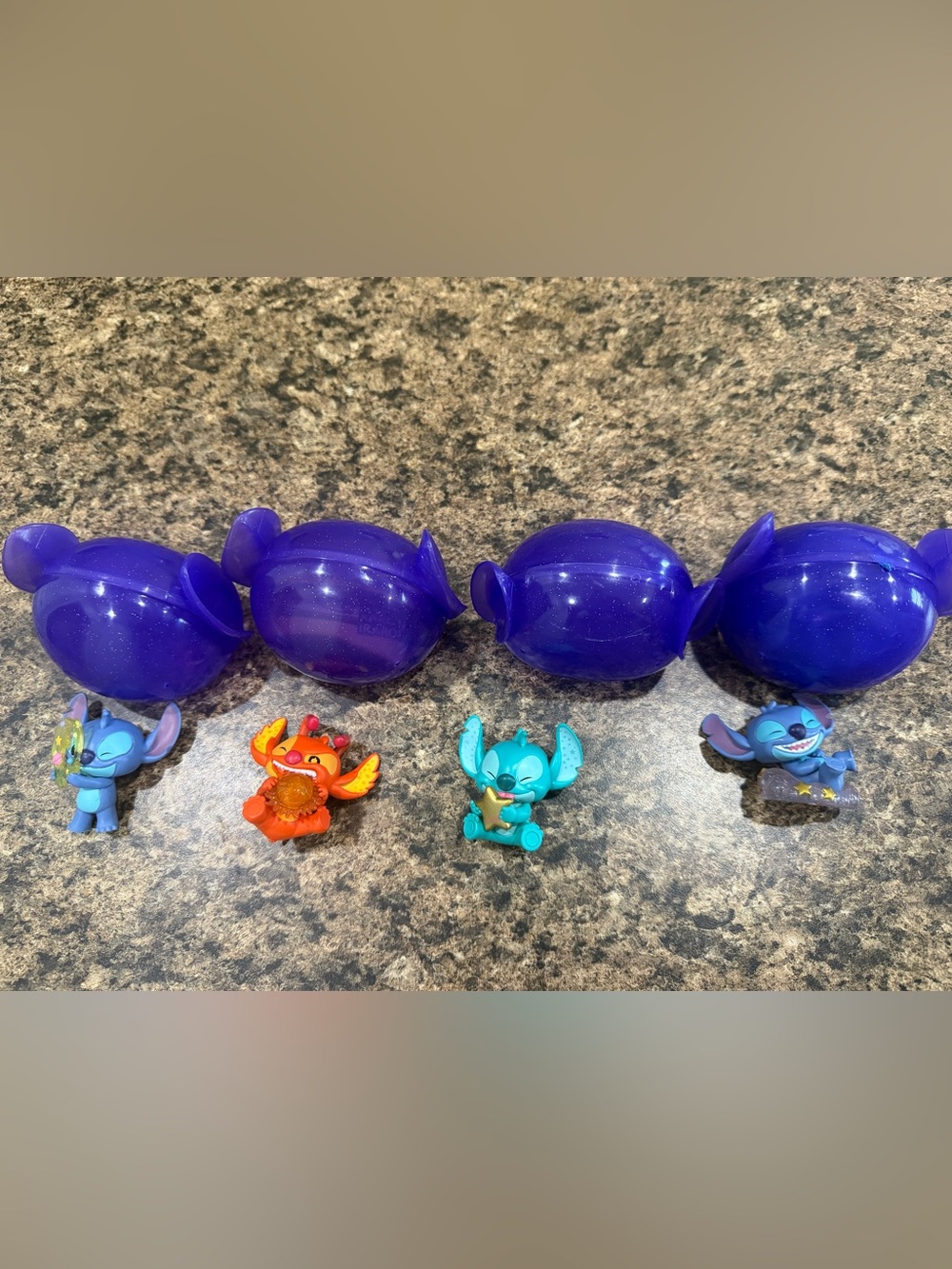 Disney Stitch Blind Capsule Figures opened